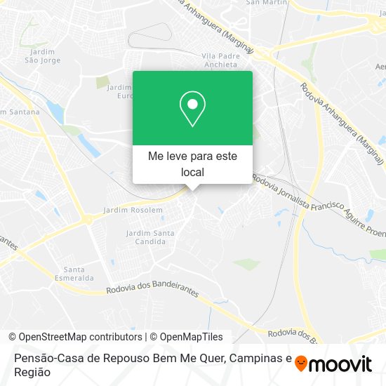 Pensão-Casa de Repouso Bem Me Quer mapa