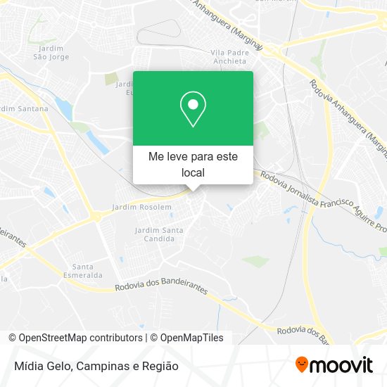 Mídia Gelo mapa