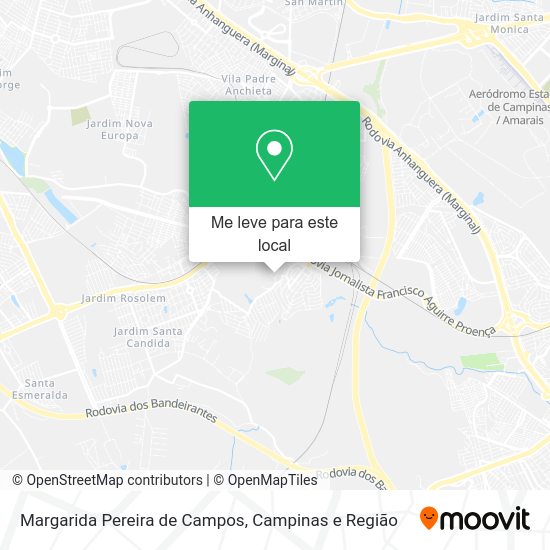 Margarida Pereira de Campos mapa