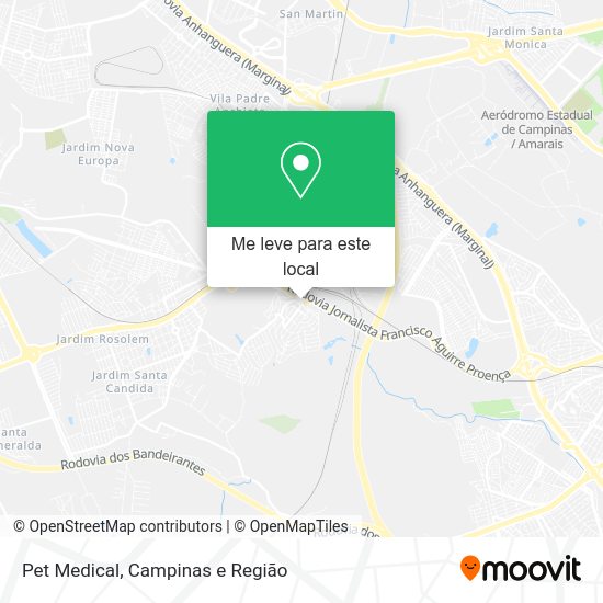 Pet Medical mapa
