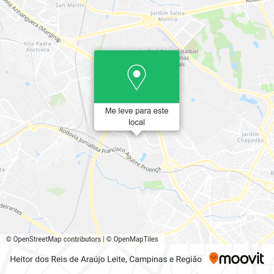 Heitor dos Reis de Araújo Leite mapa
