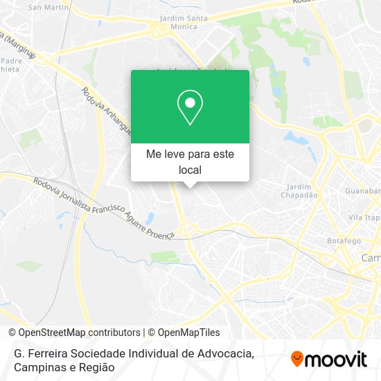 G. Ferreira Sociedade Individual de Advocacia mapa