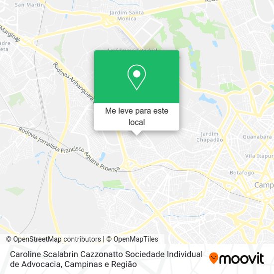 Caroline Scalabrin Cazzonatto Sociedade Individual de Advocacia mapa