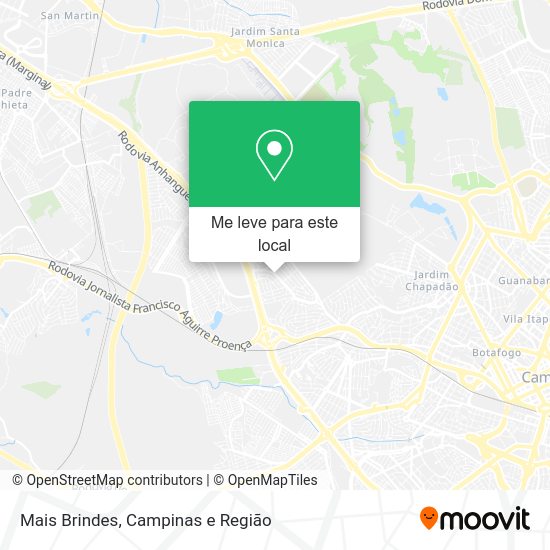 Mais Brindes mapa