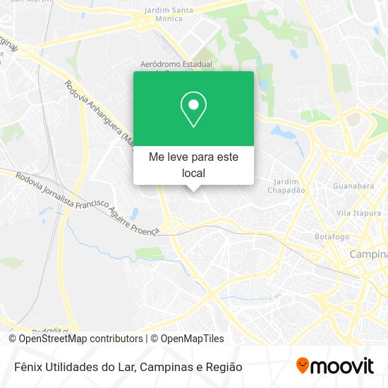 Fênix Utilidades do Lar mapa
