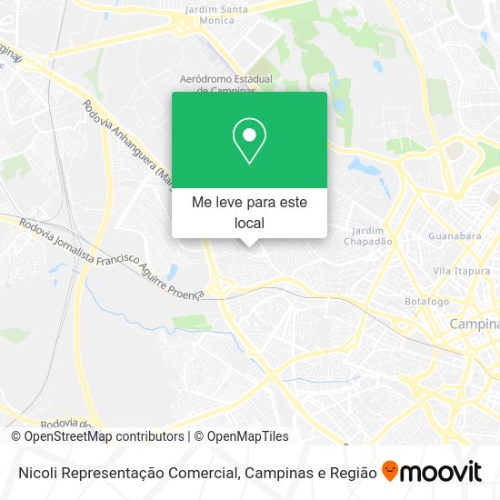 Nicoli Representação Comercial mapa