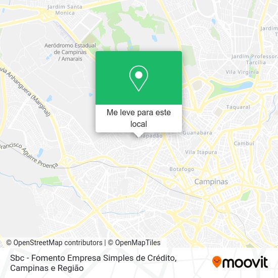 Sbc - Fomento Empresa Simples de Crédito mapa