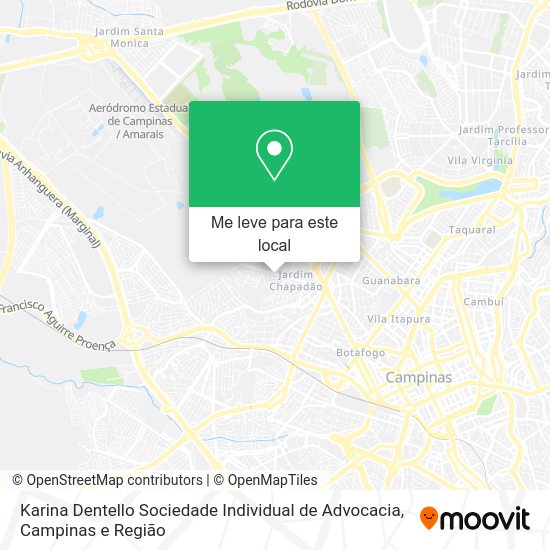 Karina Dentello Sociedade Individual de Advocacia mapa