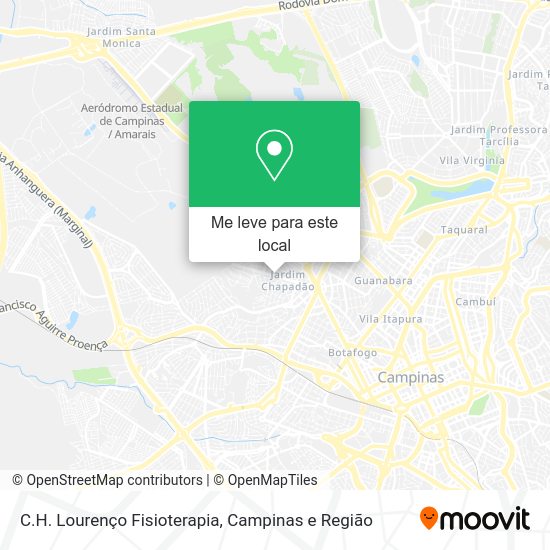 C.H. Lourenço Fisioterapia mapa