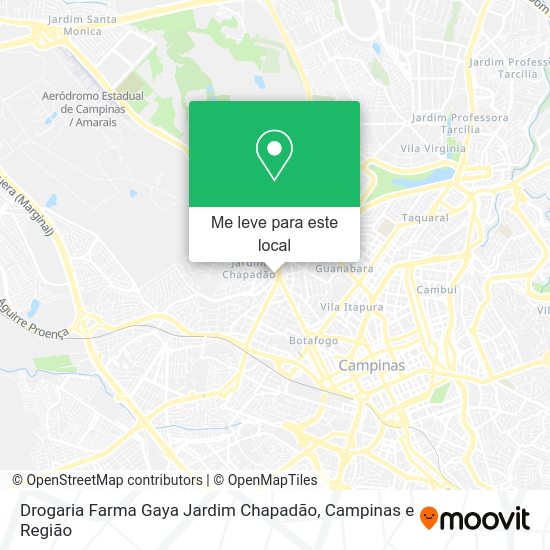 Drogaria Farma Gaya Jardim Chapadão mapa