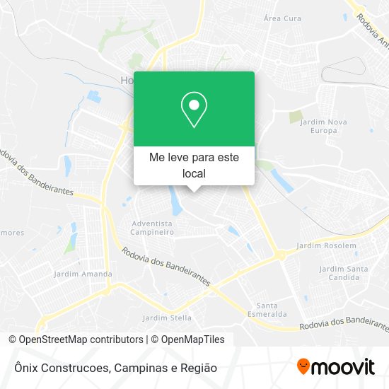 Ônix Construcoes mapa