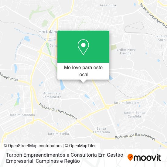 Tarpon Empreendimentos e Consultoria Em Gestão Empresarial mapa