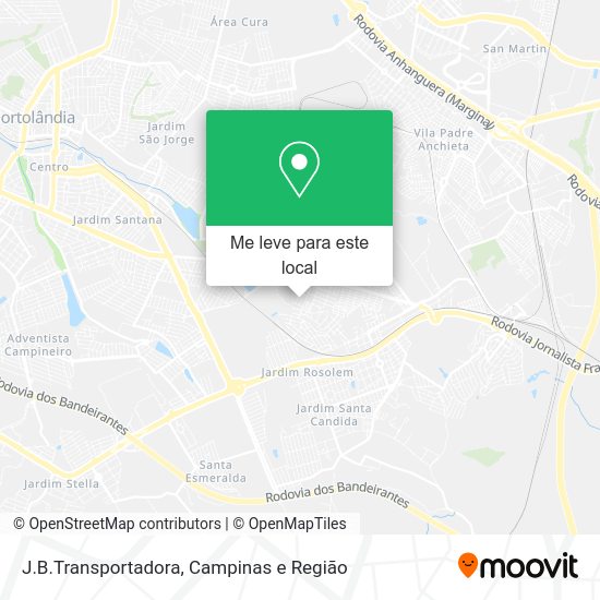 J.B.Transportadora mapa