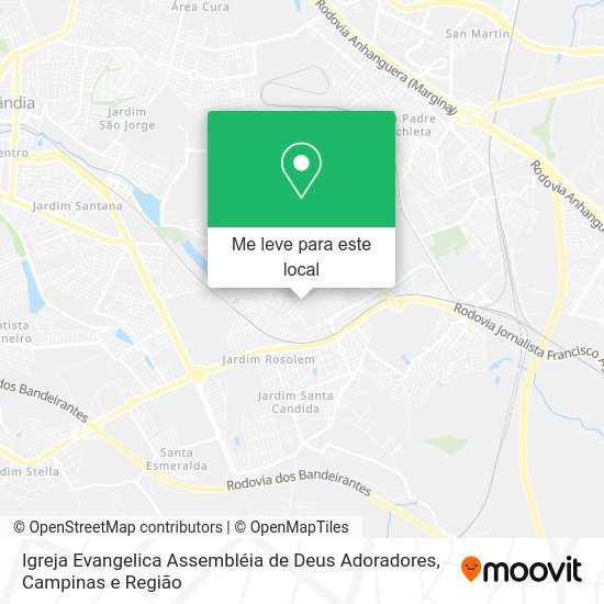 Igreja Evangelica Assembléia de Deus Adoradores mapa