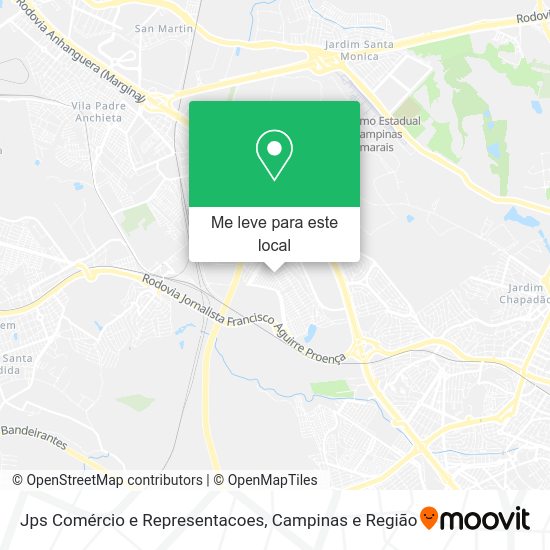 Jps Comércio e Representacoes mapa