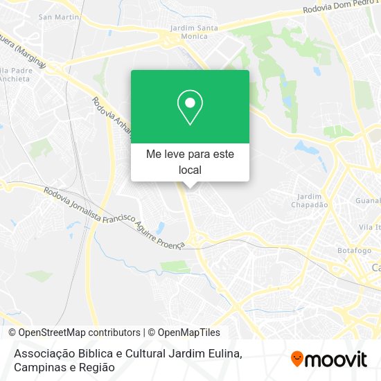 Associação Biblica e Cultural Jardim Eulina mapa