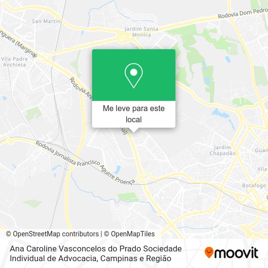 Ana Caroline Vasconcelos do Prado Sociedade Individual de Advocacia mapa