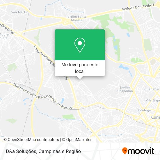 D&a Soluções mapa