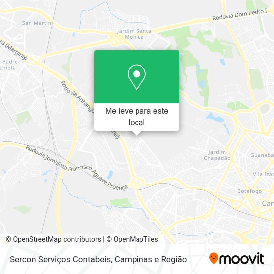 Sercon Serviços Contabeis mapa