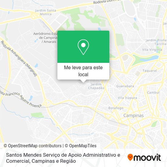 Santos Mendes Serviço de Apoio Administrativo e Comercial mapa