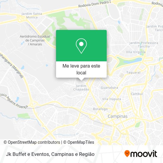 Jk Buffet e Eventos mapa