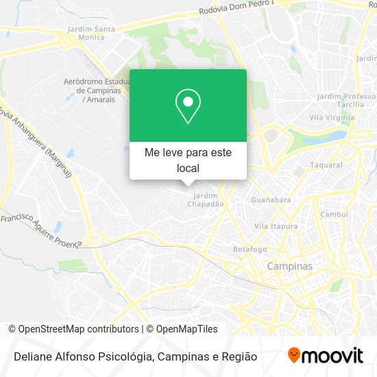 Deliane Alfonso Psicológia mapa