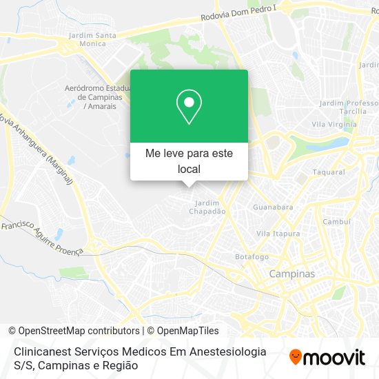 Clinicanest Serviços Medicos Em Anestesiologia S / S mapa