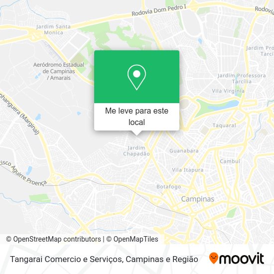 Tangarai Comercio e Serviços mapa