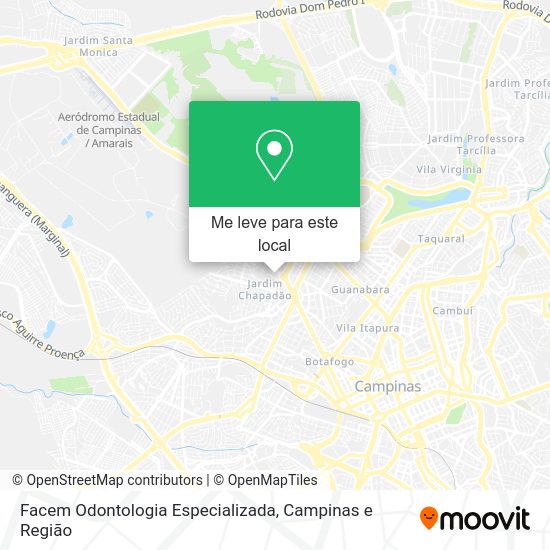 Facem Odontologia Especializada mapa