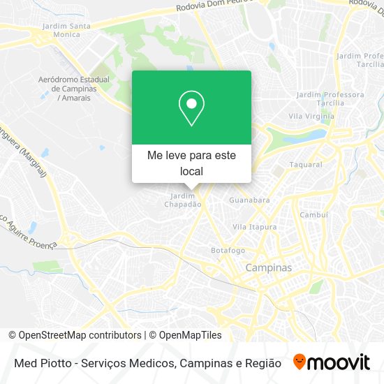 Med Piotto - Serviços Medicos mapa
