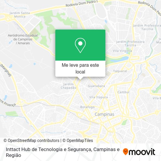 Inttact Hub de Tecnologia e Segurança mapa