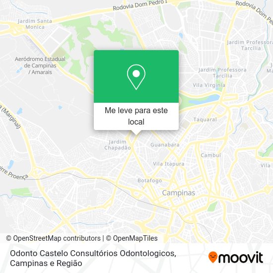Odonto Castelo Consultórios Odontologicos mapa