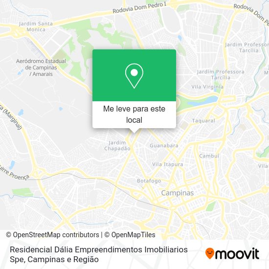 Residencial Dália Empreendimentos Imobiliarios Spe mapa