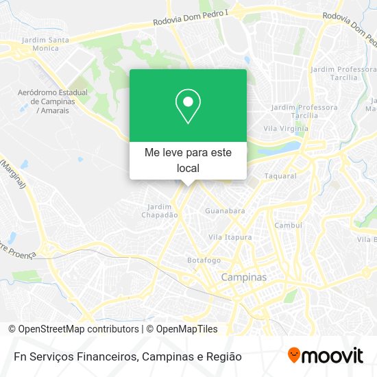 Fn Serviços Financeiros mapa