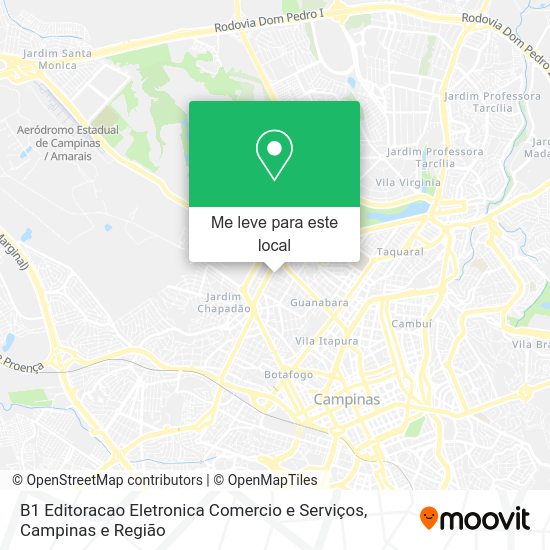 B1 Editoracao Eletronica Comercio e Serviços mapa