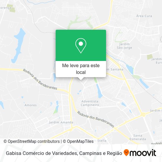 Gabisa Comércio de Variedades mapa
