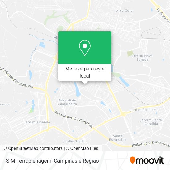 S M Terraplenagem mapa