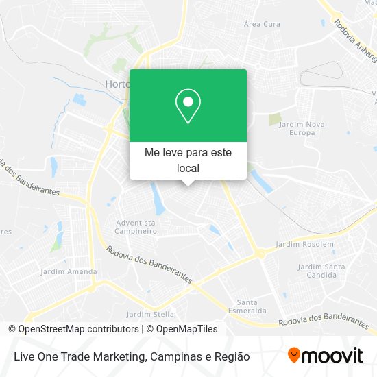 Live One Trade Marketing mapa