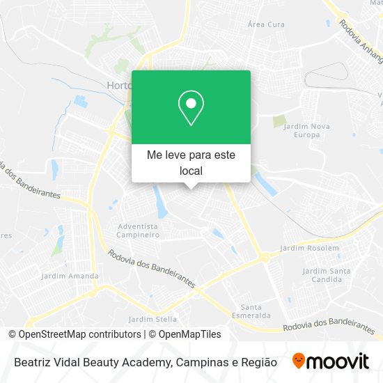 Beatriz Vidal Beauty Academy mapa