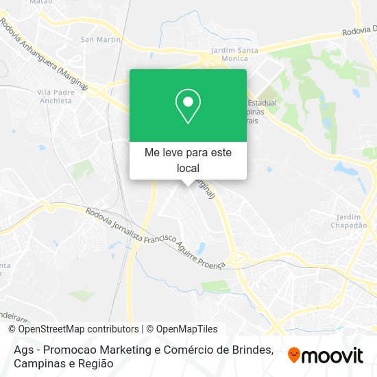 Ags - Promocao Marketing e Comércio de Brindes mapa
