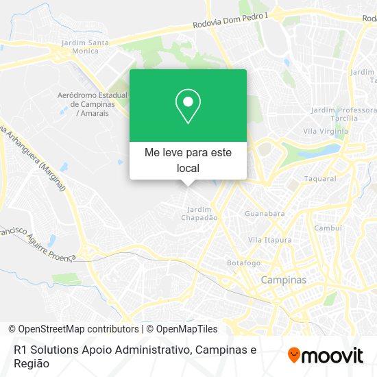 R1 Solutions Apoio Administrativo mapa