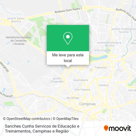 Sanches Cunha Servicos de Educação e Treinamentos mapa