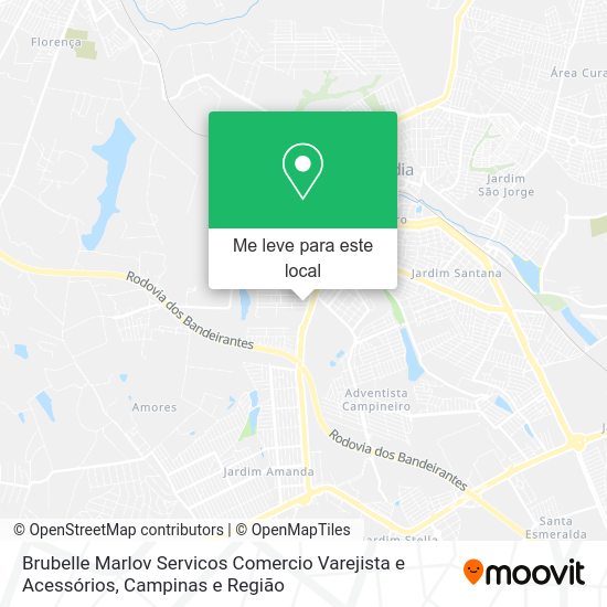 Brubelle Marlov Servicos Comercio Varejista e Acessórios mapa