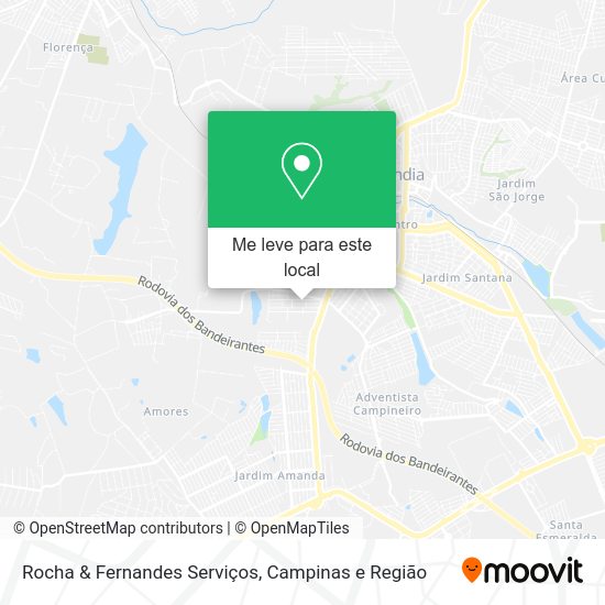 Rocha & Fernandes Serviços mapa