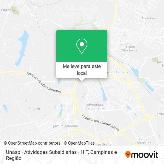 Unasp - Atividades Subsidiarias - H.T mapa