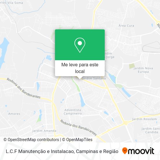 L.C.F Manutenção e Instalacao mapa