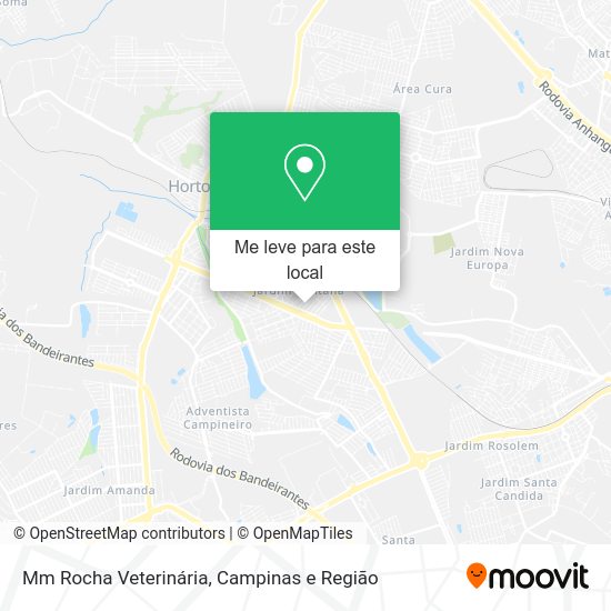 Mm Rocha Veterinária mapa