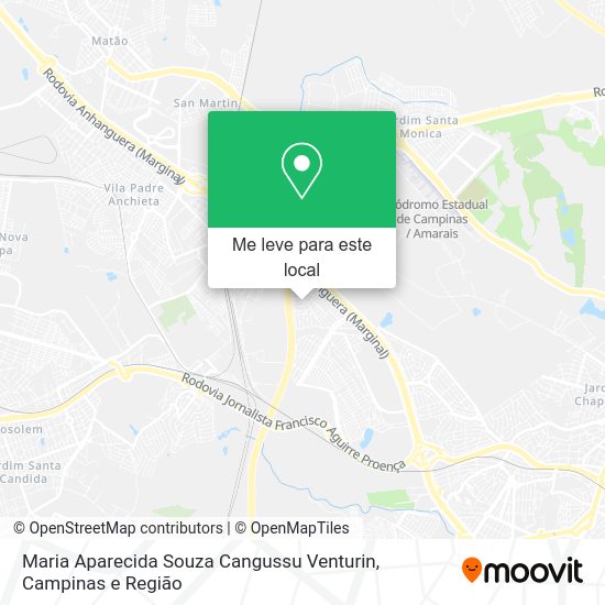 Maria Aparecida Souza Cangussu Venturin mapa