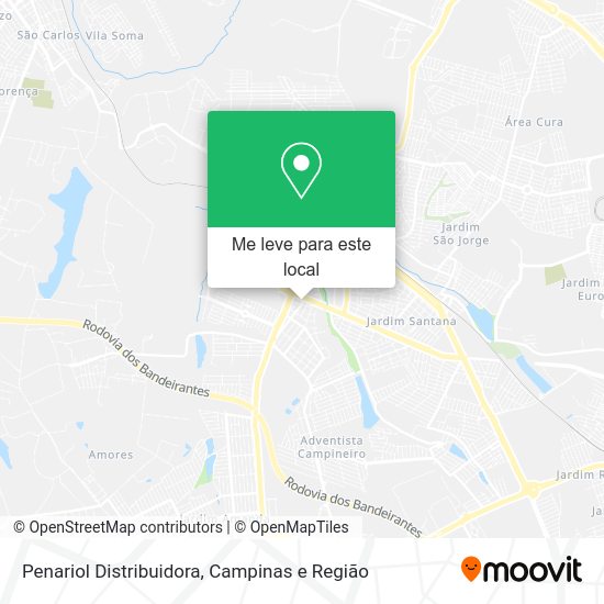 Penariol Distribuidora mapa