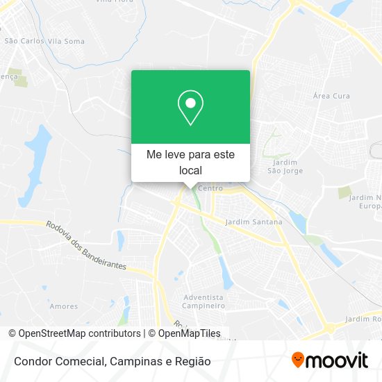 Condor Comecial mapa